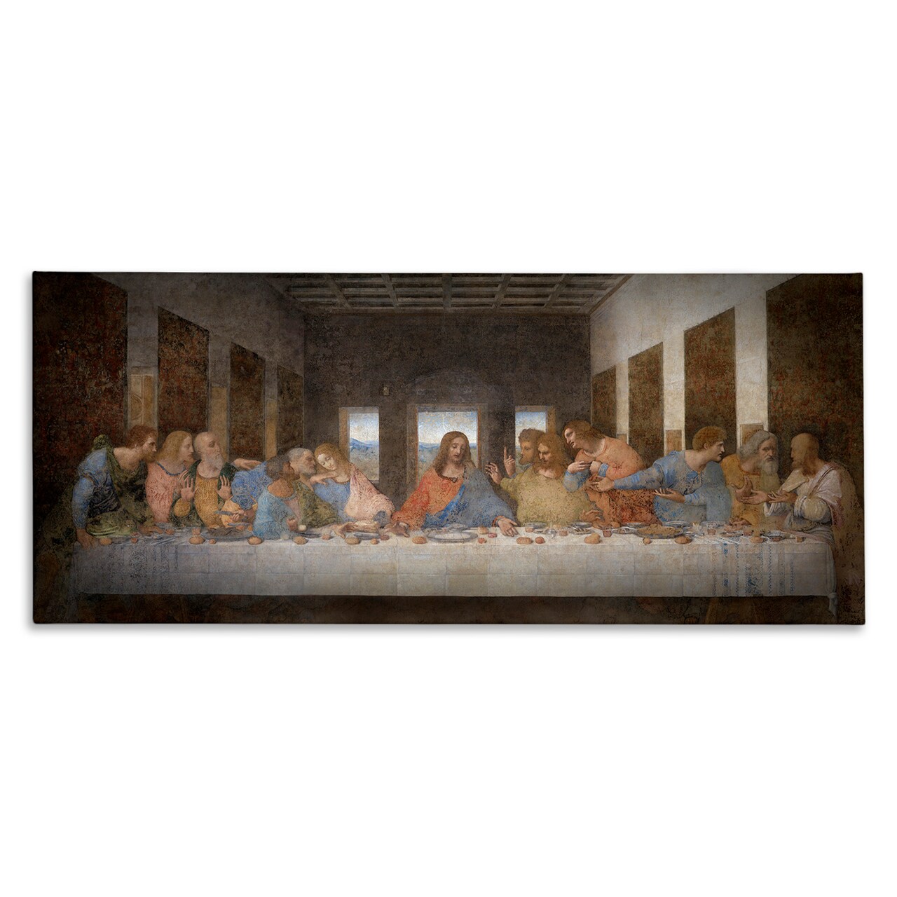 Stupell Industries Last Supper Religious Classical Painting Canvas Wall Art
